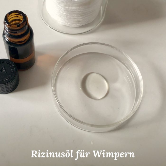 Rizinusöl für die Wimpern
